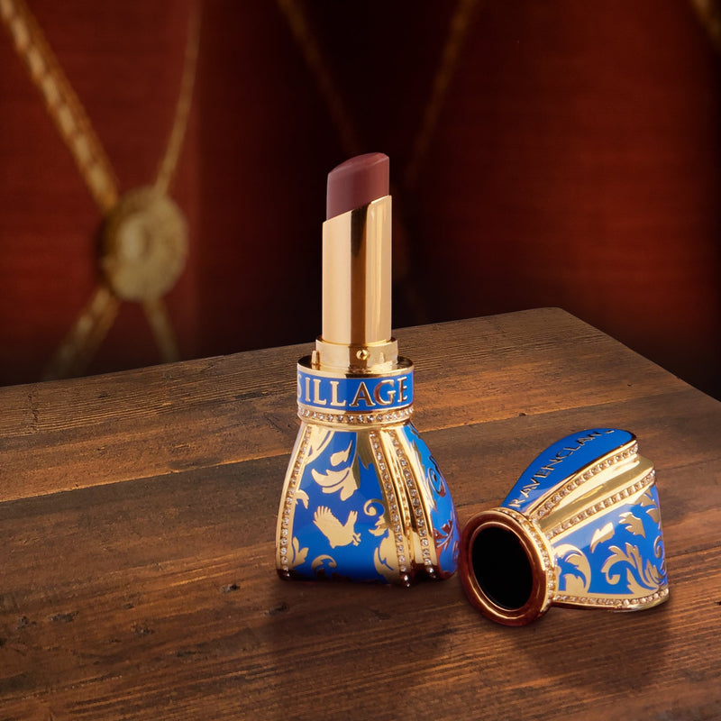 blue lipstick case with Ravenclaw design