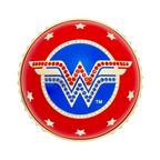Wonder Woman emblem on perfume cup