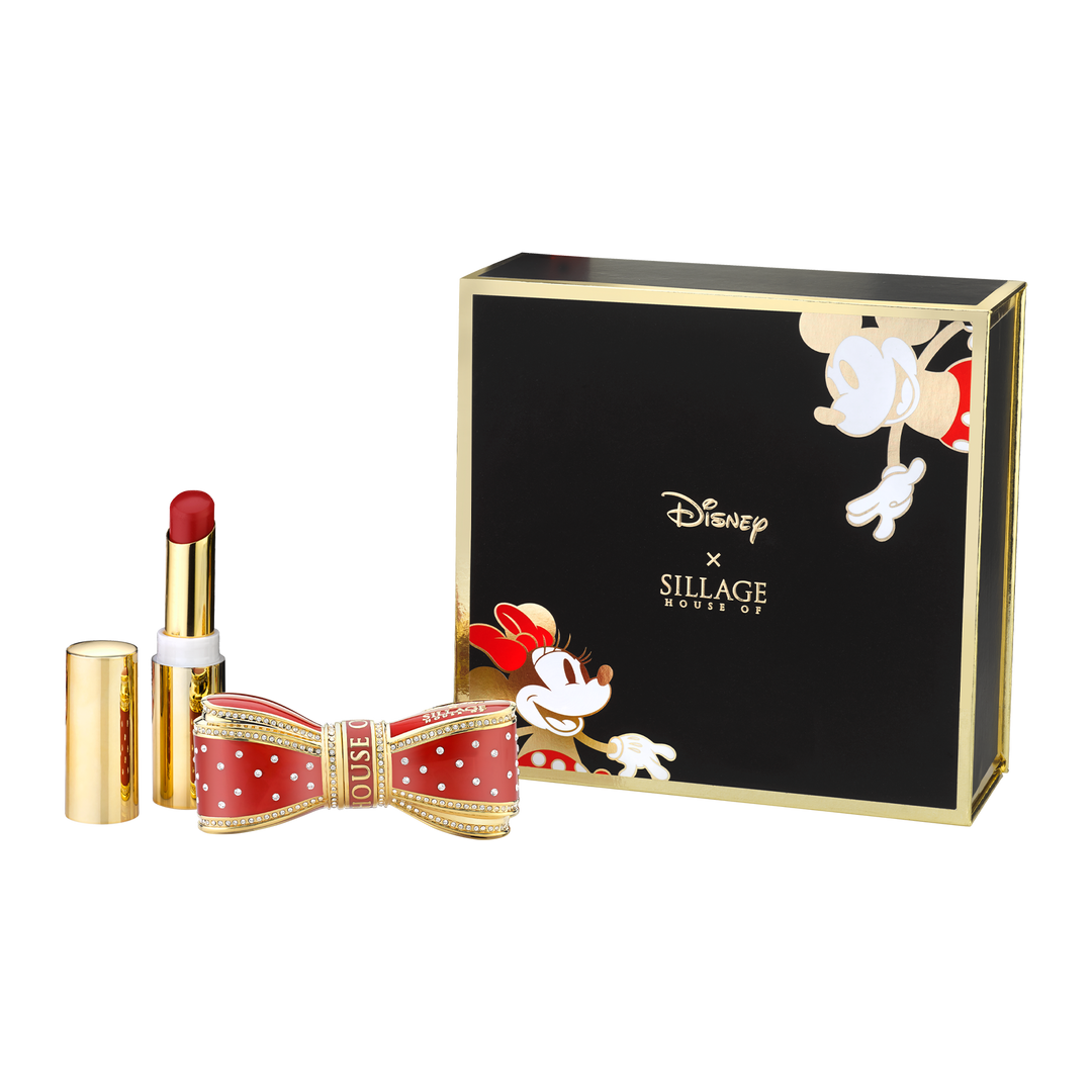 Minnie Mouse Bow Lipstick Case Set