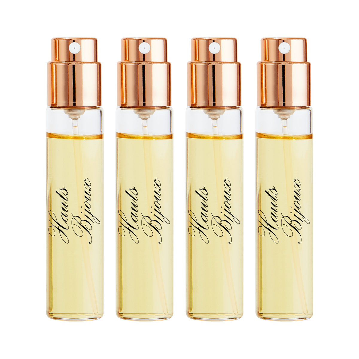香水(女性用) SlLLAGE HOUSE OF Signature Collection Gold Parfum Travel Spray Refill Quad Set