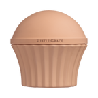 Citrus-Bright, Fresh, Uplifting niche perfume in soft touch beige bottle 