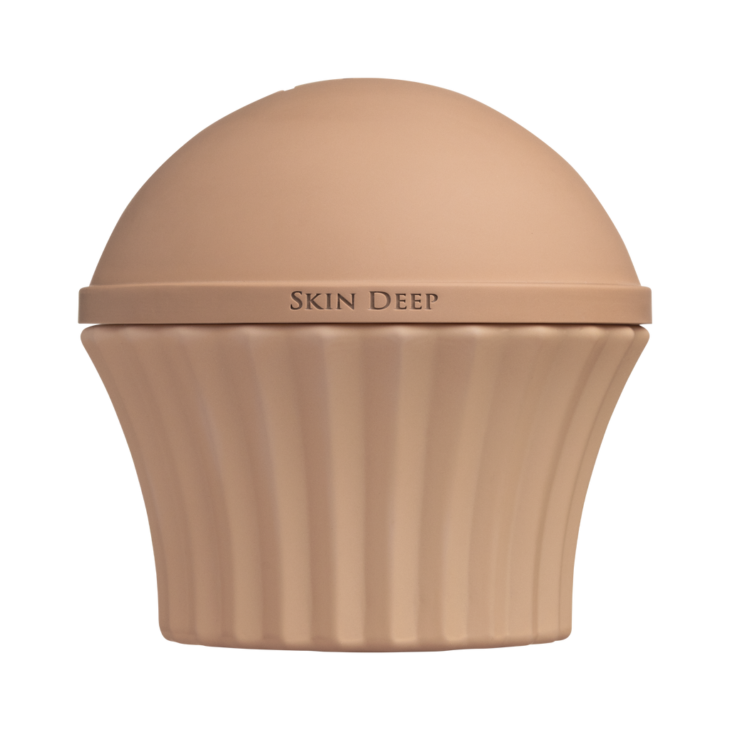 Lightly-Spiced, Sweet, Warm niche, luxury fragrance in soft touch, hazelnut color bottle 