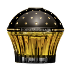 Oriental Parfume with Swarovski Crystals next to book