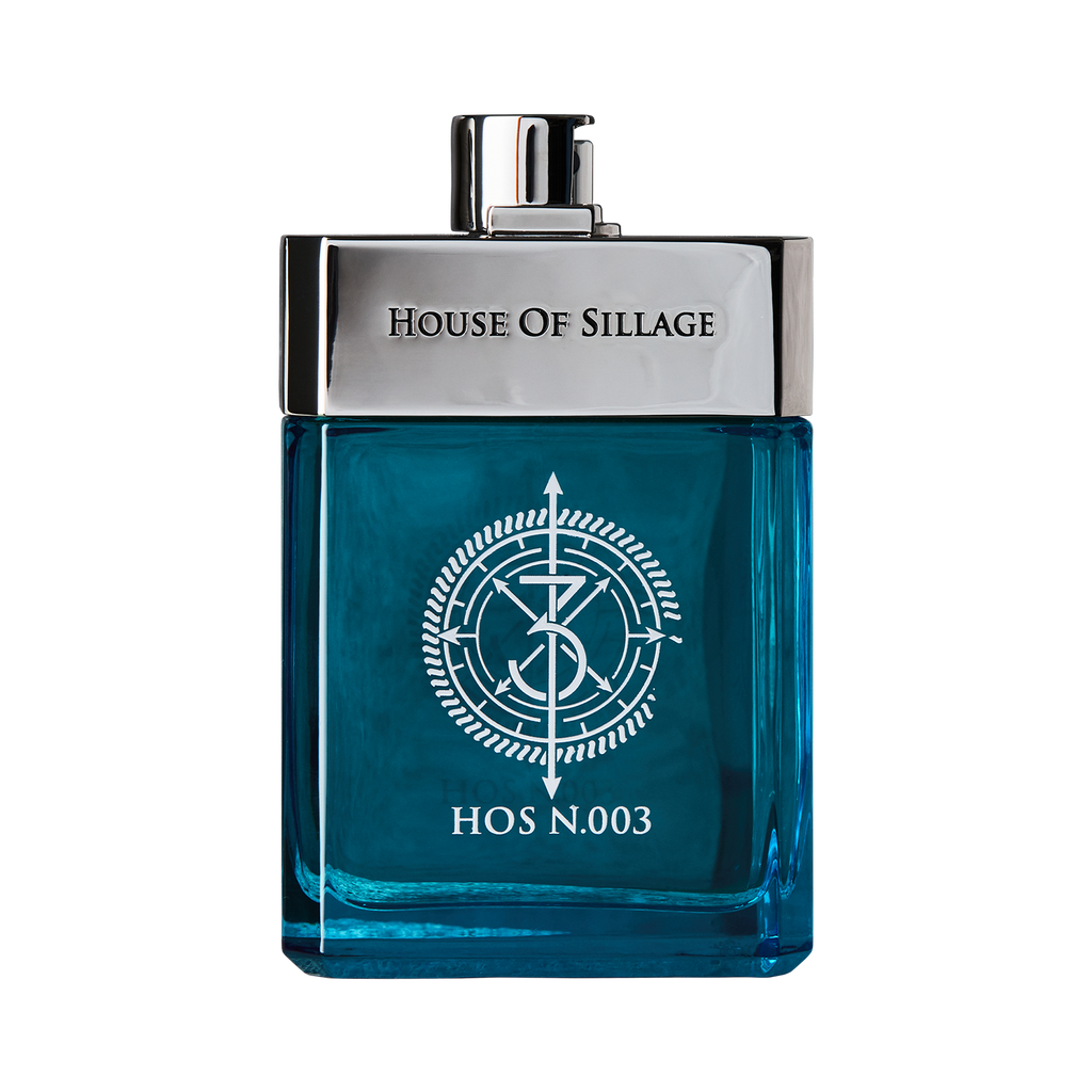 lagoon Blue flacon with fresh parfume 