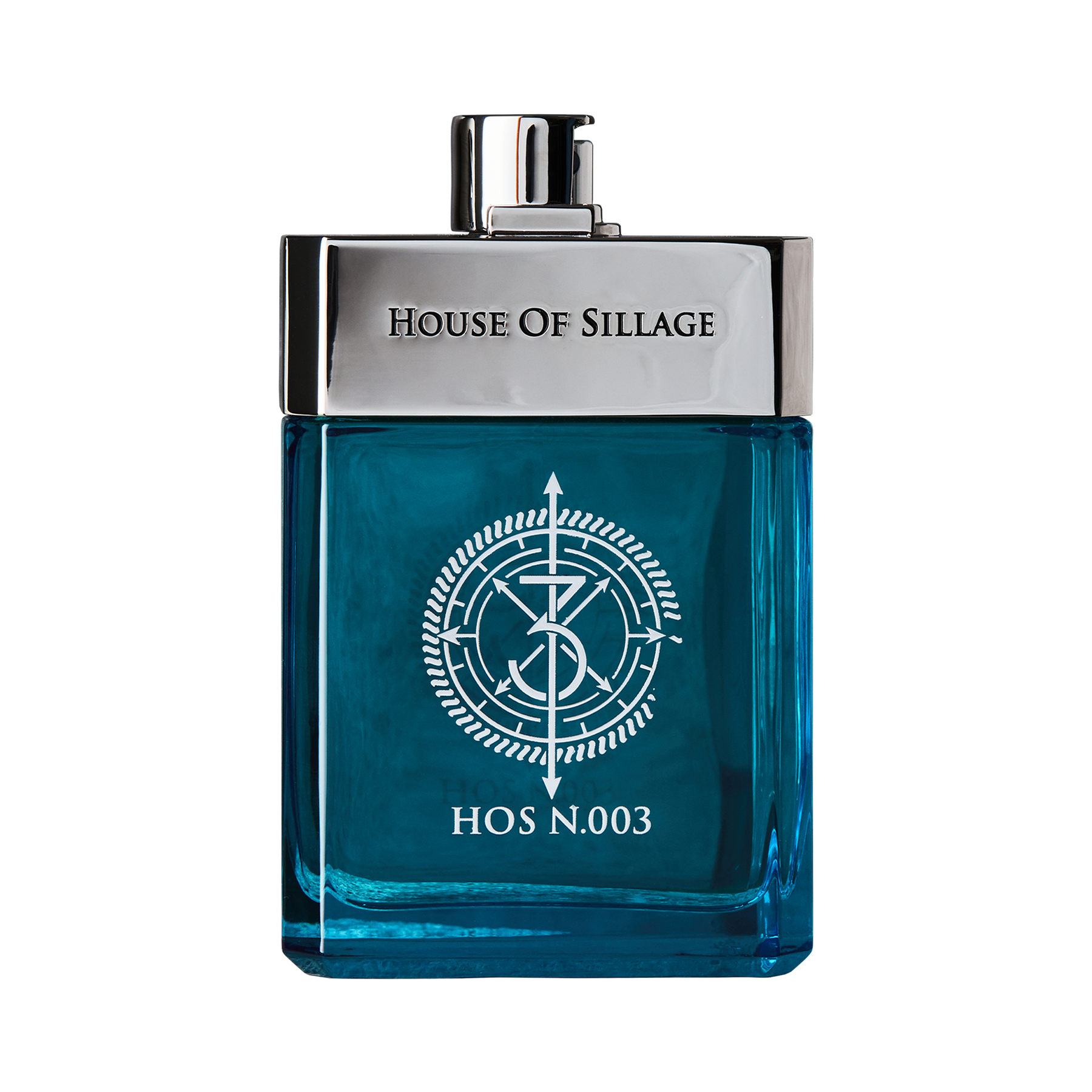 lagoon Blue flacon with fresh parfume 