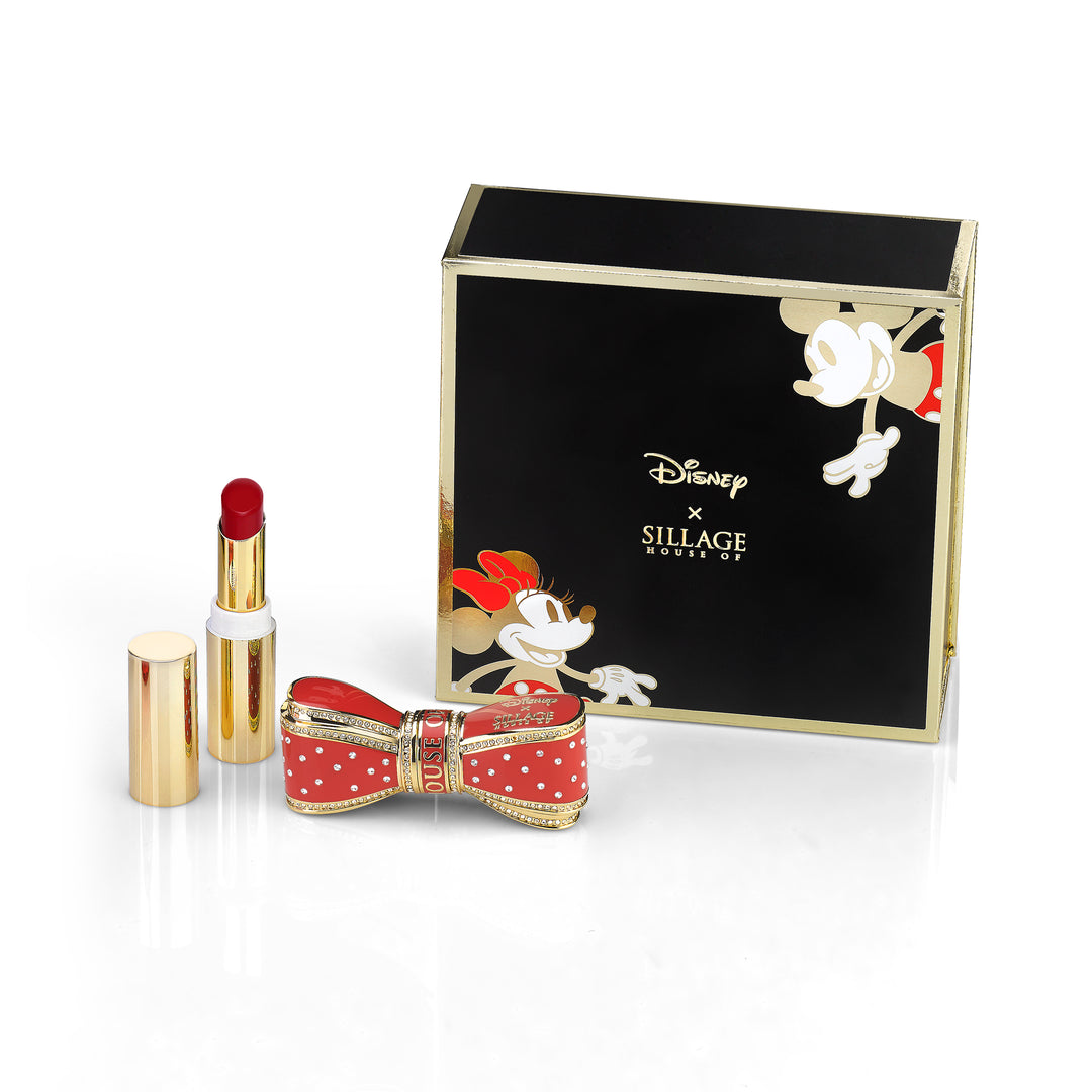Minnie Mouse Bow Lipstick Case Set